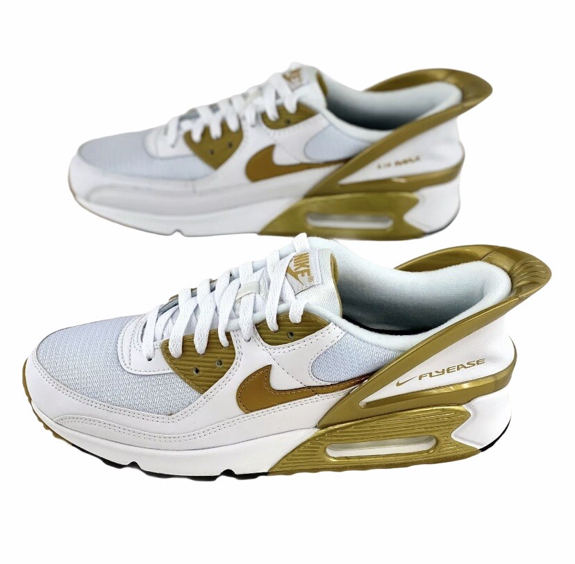 Nike Air Max 90 Flyease White Metallic 